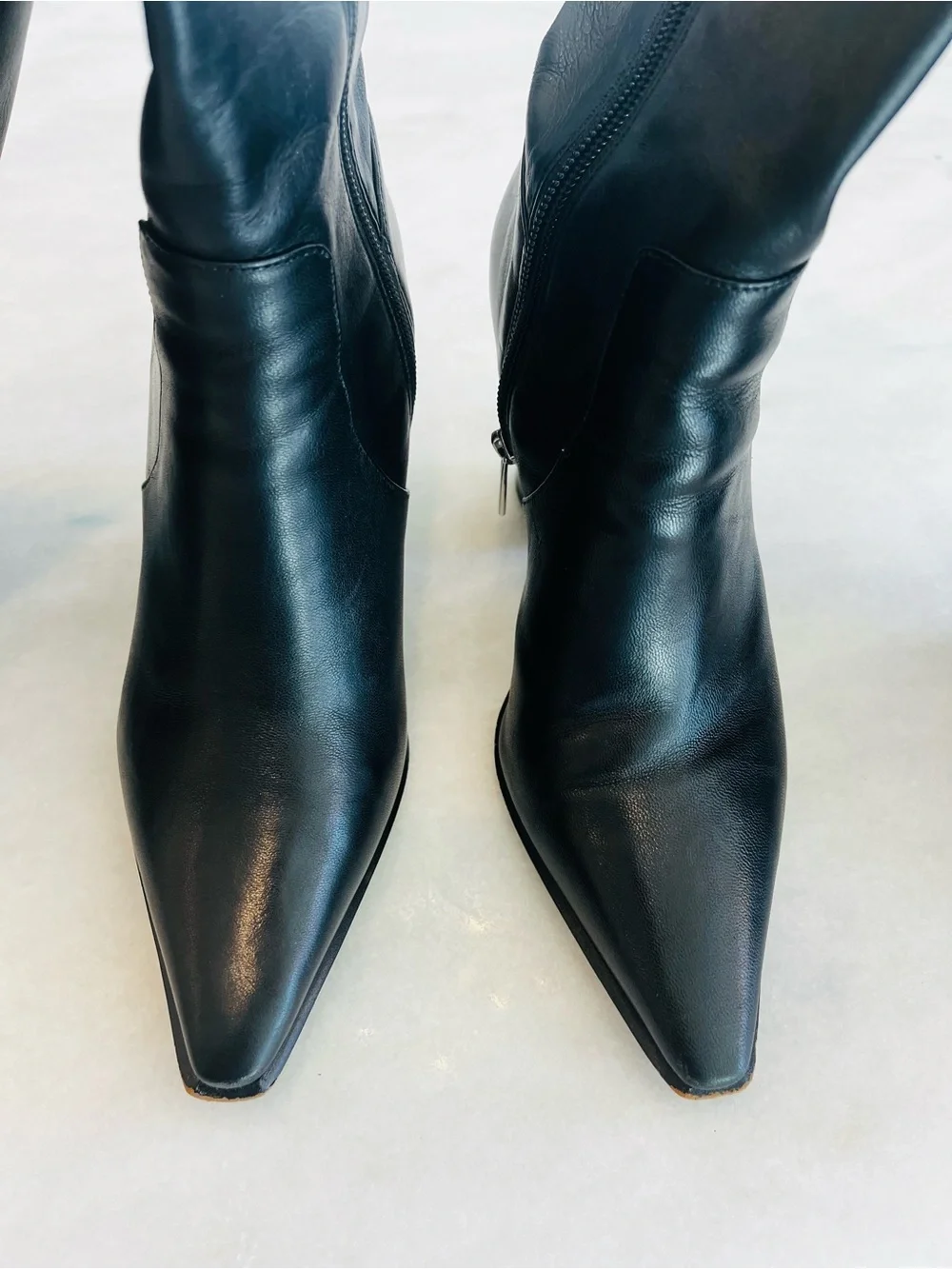 Vince Camuto Women Demerri Black Pull On Tall Over-the-knee Boots Shoes Size 7